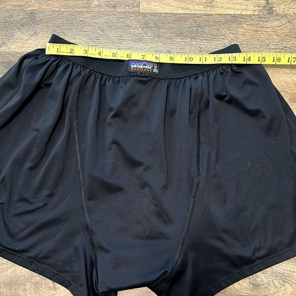 Patagonia Capilene shorts Mens  XXL Black Performance Base Layer Bottom - Picture 2 of 5